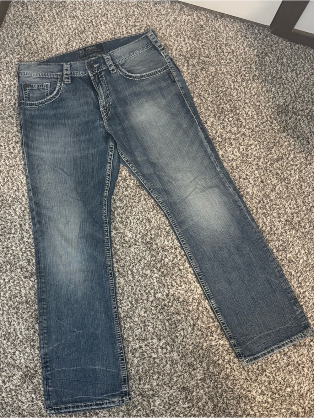 Silver Jeans Gordie Bootcut Jeans Mens 33x32 Medium Wash Stretch